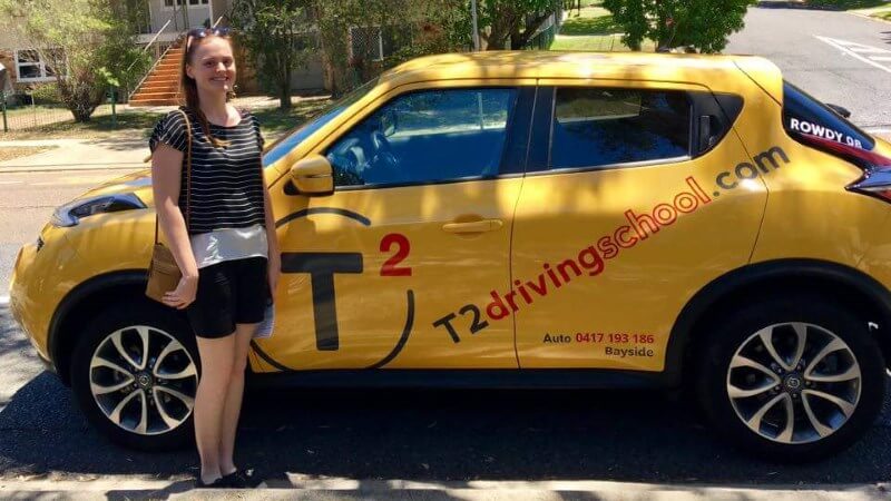 Another pass for a T2 Driving School student
